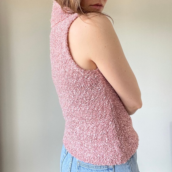 90’s pink knit top / small - Picture 6 of 7